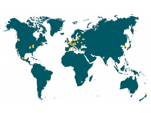 Wir sind global positioniert und persönlich vor Ort.