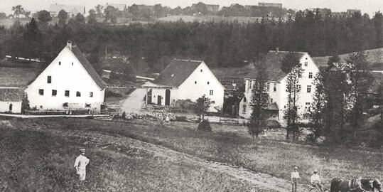 Holzmühle um 1880