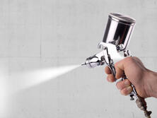 Airless versprühbare Farben