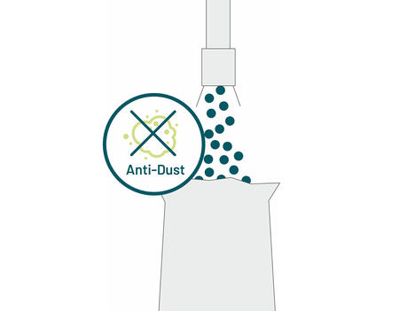 Vermeiden Sie Staubdrifts mit ARBOCEL Anti-Dust.